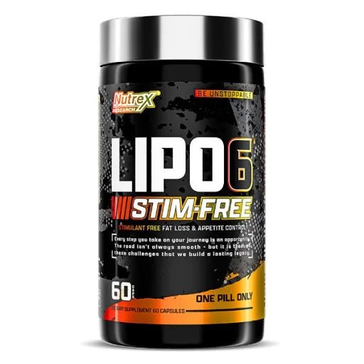 Nutrex Lipo - 6 Black Stim - Free 60 Kapseln - Stimulantfreier Fatburner - jostefitvita.de