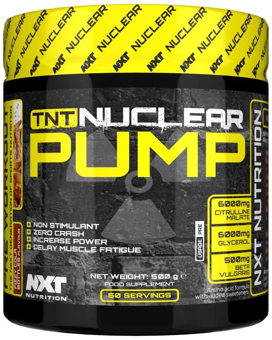 NXT Nutrition TNT Nuclear Pump 500g – Koffeinfreier Pre - Workout Booster - jostefitvita.de