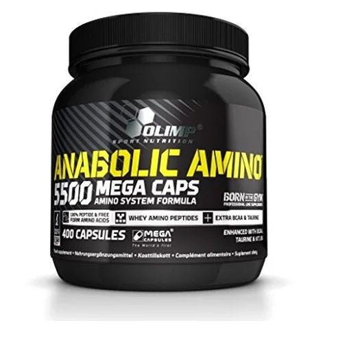 Olimp Amino 5500 Mega Caps 400 Kapseln - EAA BCAA Aminosäuren - jostefitvita.de