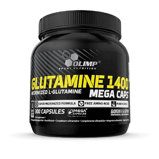 Olimp L - Glutamine Mega Caps 1400mg - 300 Kapseln hochdosiert - jostefitvita.de
