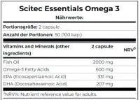 Omega 3 Kapseln 100 Stück - Fischöl Nahrungsergänzung - jostefitvita.de
