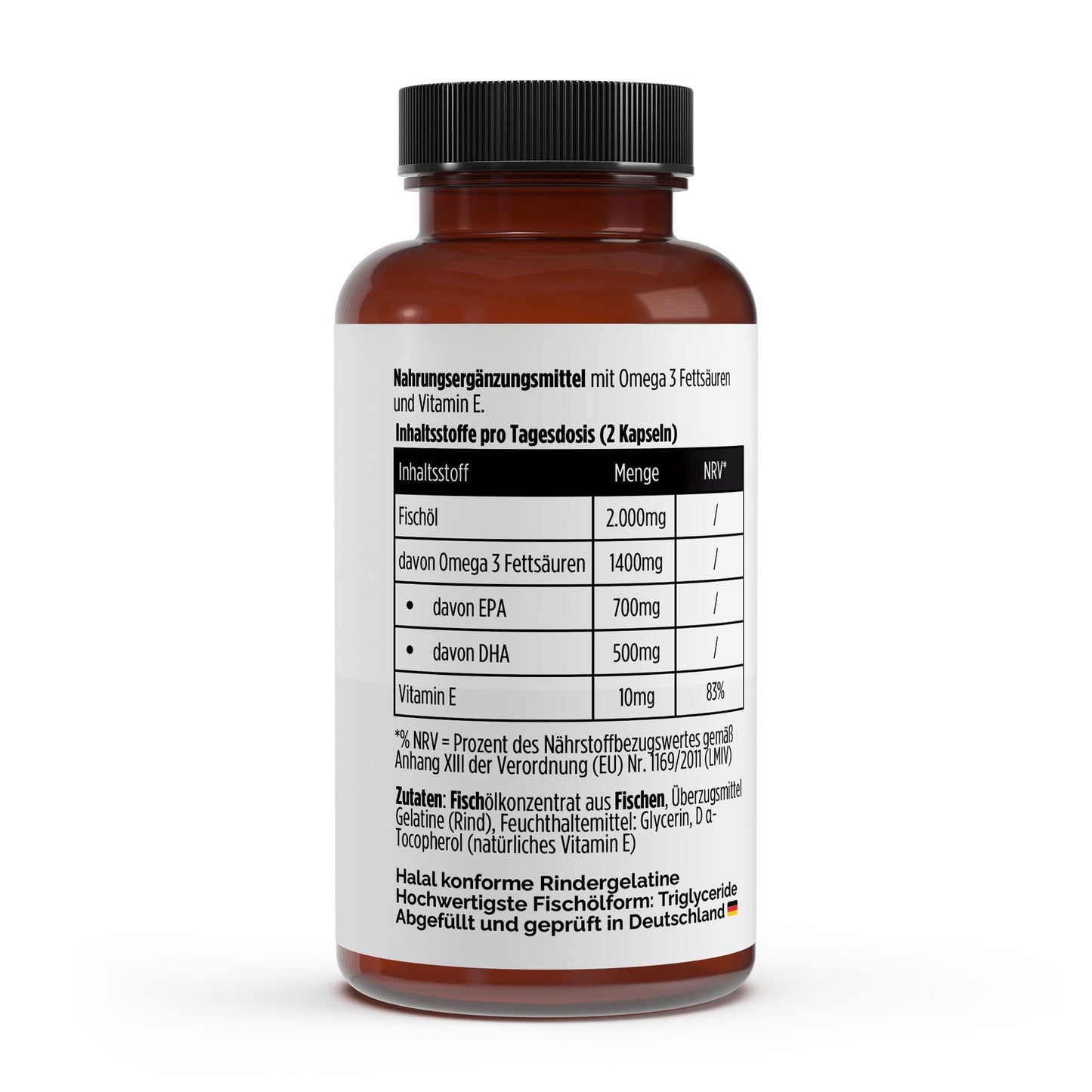 Omega 3 Max 35/25 - 120 Softgels | Hochdosiertes Fischöl - jostefitvita.de