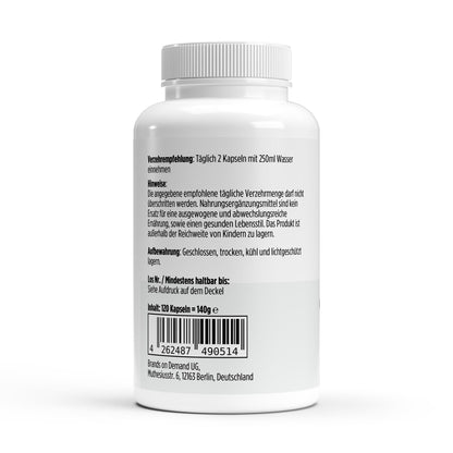 Omega 3 Triglyceride 18/12 - 120 Softgels | Halal - zertifiziert | EPA & DHA - jostefitvita.de