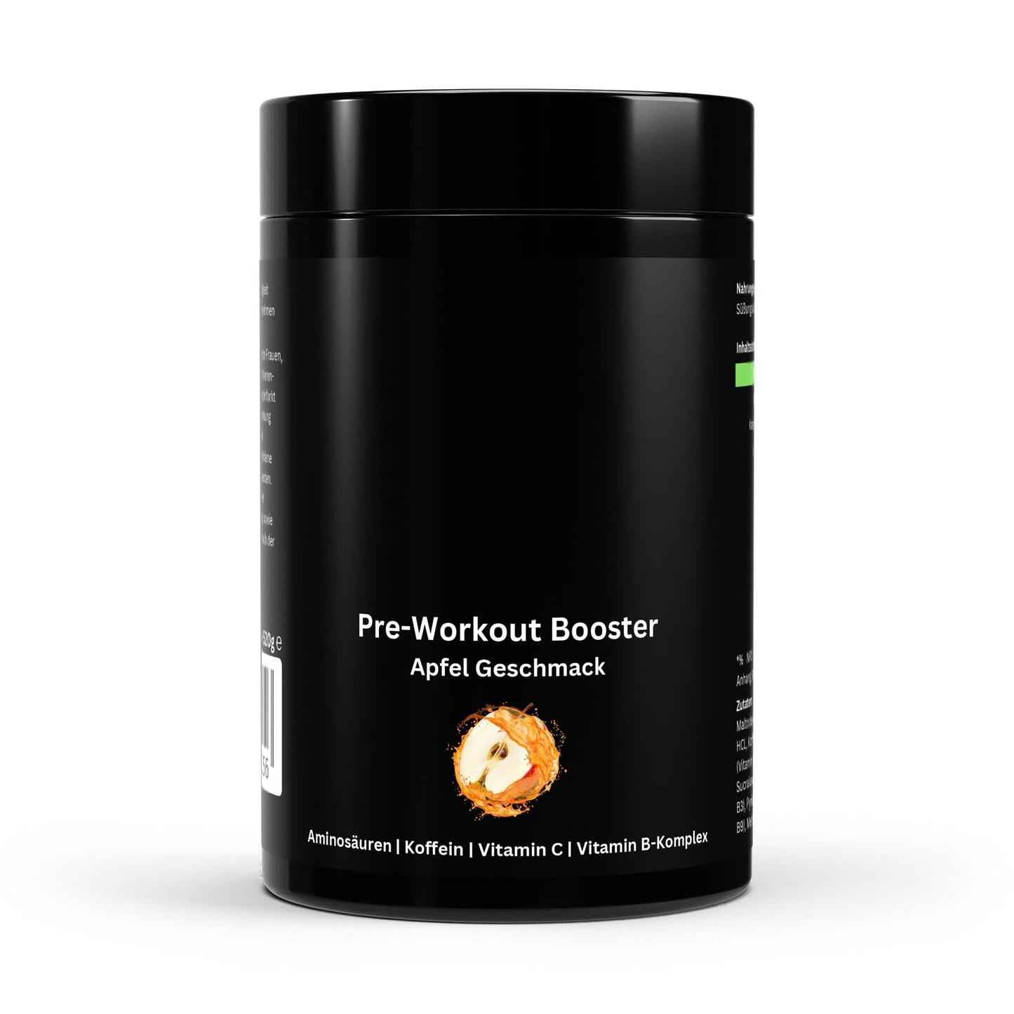Pre-Workout Booster Apfel 520g | Beta-Alanin & Kreatin - jostefitvita.de