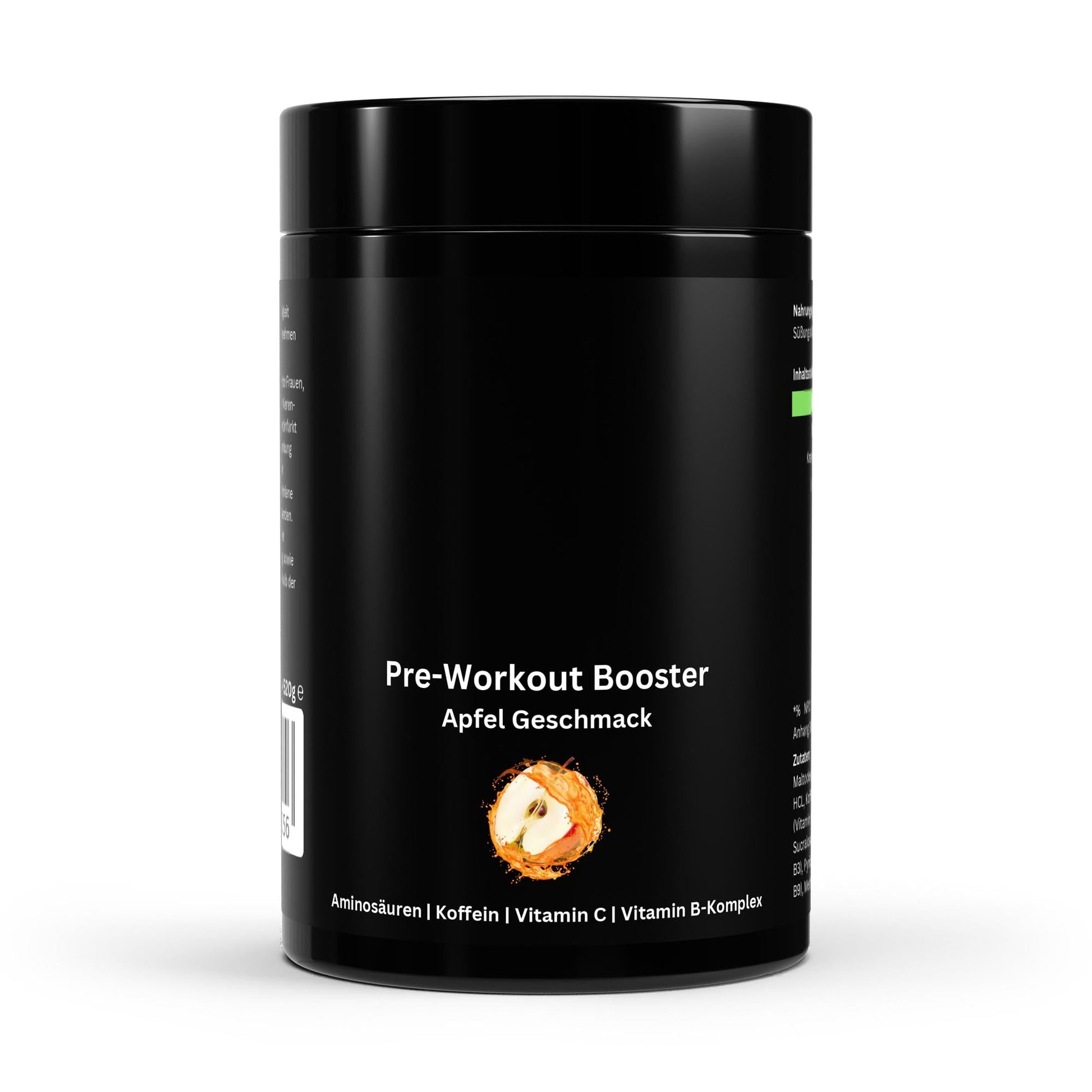 Pre-Workout Booster Apfel 520g | Beta-Alanin & Kreatin - jostefitvita.de