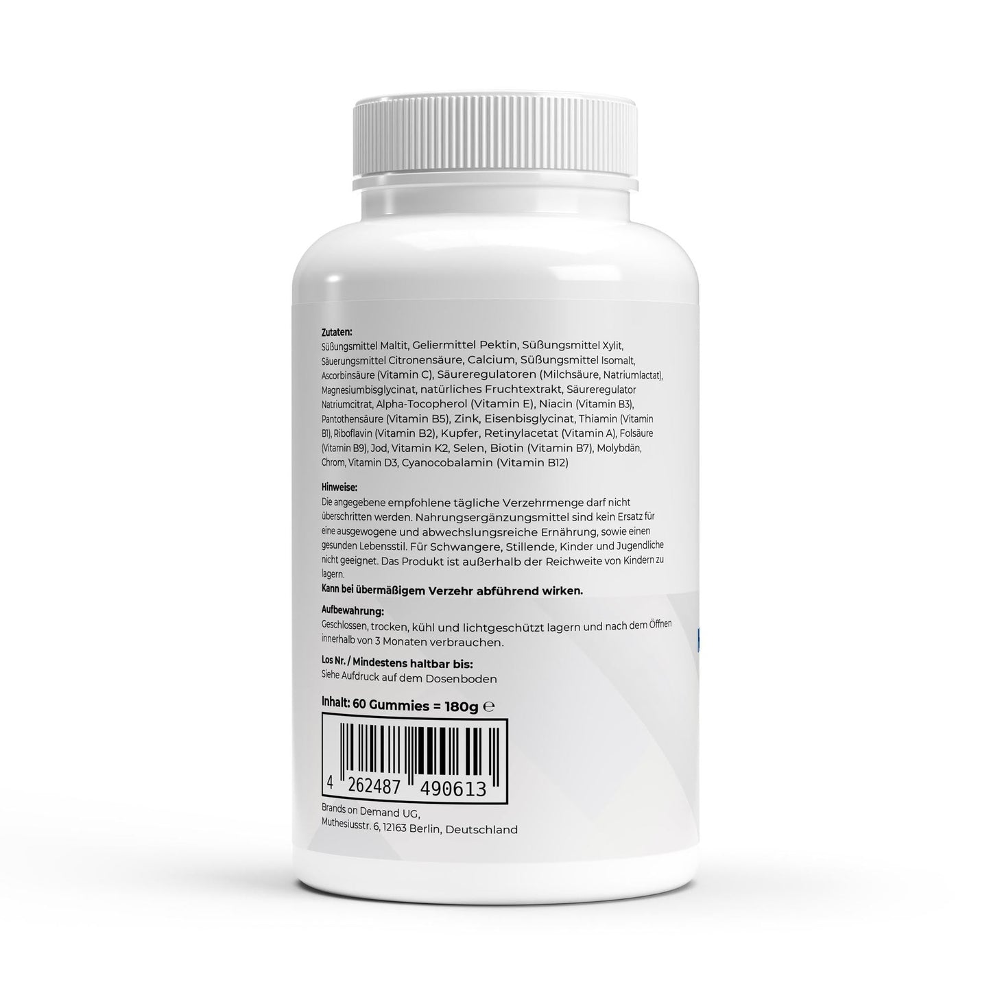 Premium Multivitamin + Mineral Gummies Vegan - 60 Stück Fruchtgummis ohne Zucker - jostefitvita.de