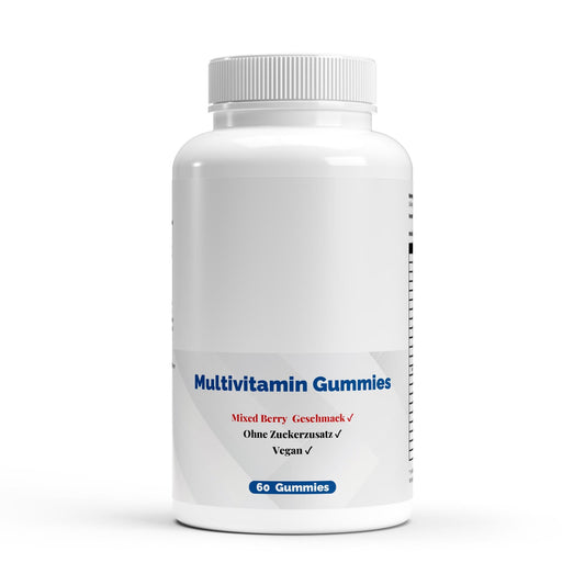 Premium Multivitamin + Mineral Gummies Vegan - 60 Stück Fruchtgummis ohne Zucker - jostefitvita.de