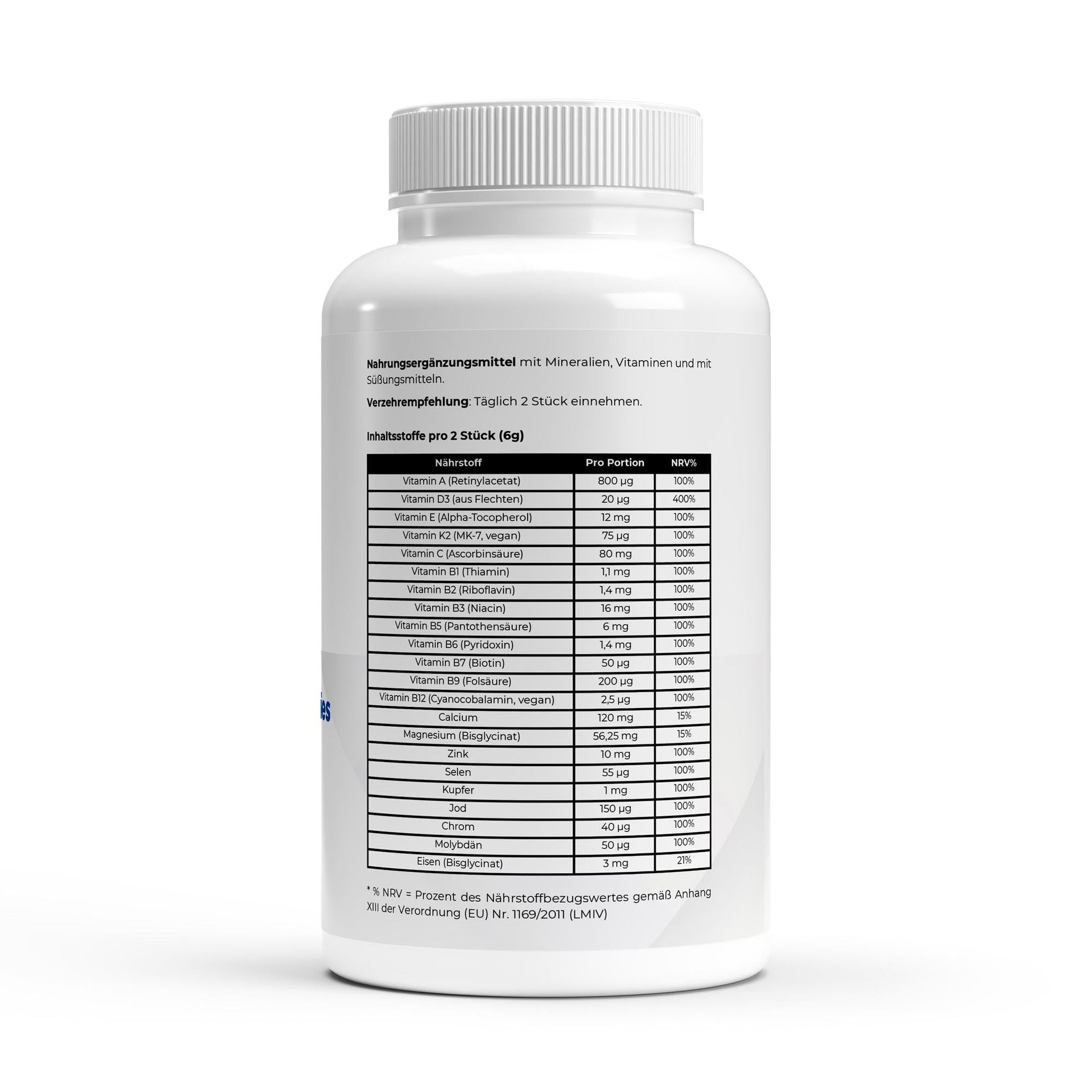 Premium Multivitamin + Mineral Gummies Vegan - 60 Stück Fruchtgummis ohne Zucker - jostefitvita.de