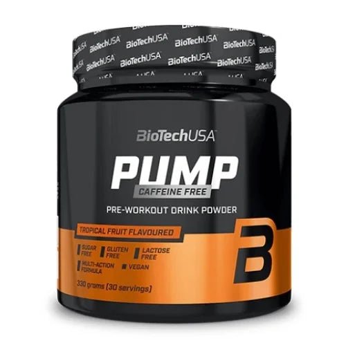 Premium Pre - Workout Pulver ohne Koffein 330g - Stimulanzienfrei in 2 Geschmacksrichtungen - jostefitvita.de