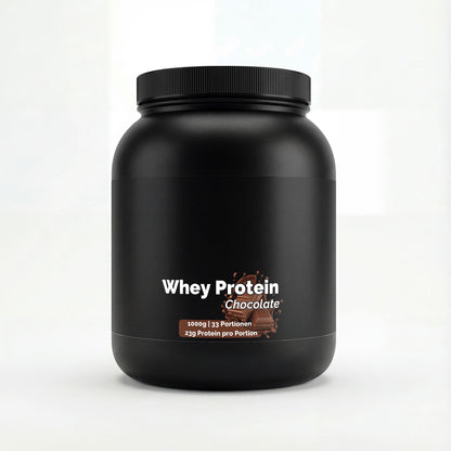 Premium Whey Protein Schokolade 1kg - 94,85% Proteinkonzentrat | Muskelaufbau optimieren - jostefitvita.de