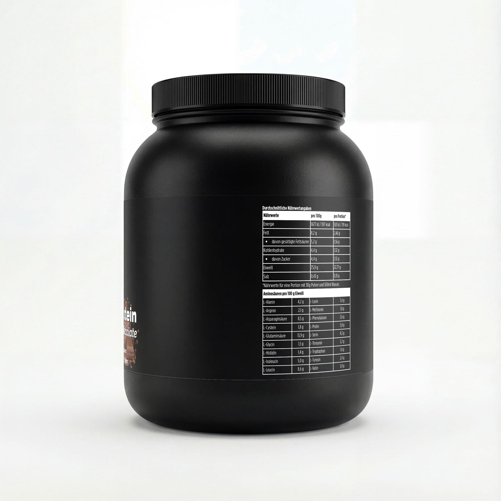 Premium Whey Protein Schokolade 1kg - 94,85% Proteinkonzentrat | Muskelaufbau optimieren - jostefitvita.de