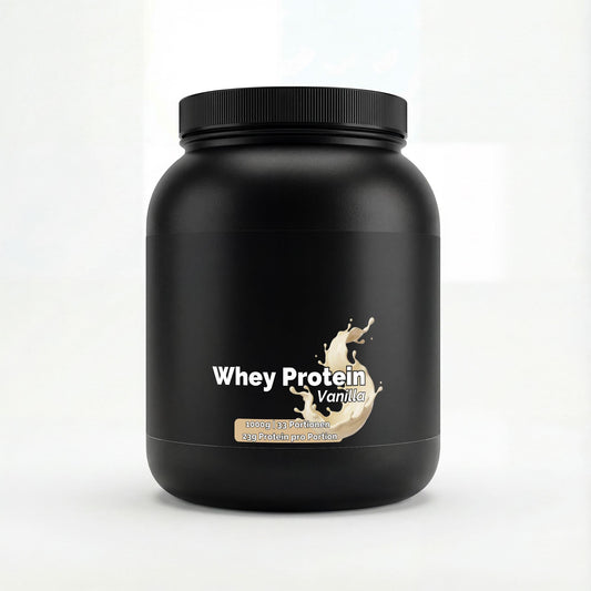 Premium Whey Protein Vanille 1kg - 94,85% Proteinkonzentrat | Muskelaufbau - jostefitvita.de
