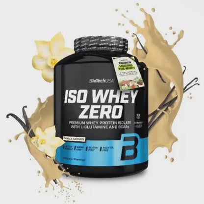 BioTech Iso Whey Zero 1816g- 90% Protein Isolat, Laktosefrei | 14  Geschmacksrichtungen