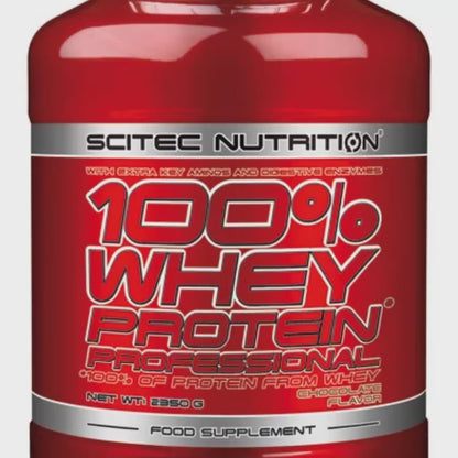 Scitec Nutrition 100% Whey Professional 2350g - Premium Molkenprotein Pulver