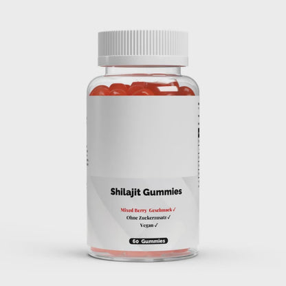 Premium Shilajit Gummies 1000 + Vitamin C,B6, B12 - 60 Stk