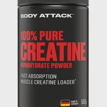 Body Attack 100% Pure Creatine 500g - Reines Kreatin Monohydrat Pulver