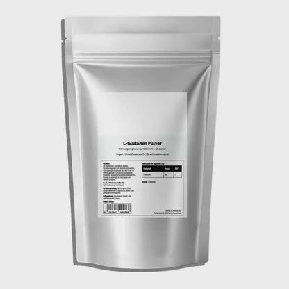 L-Glutamin Pulver 500g Doypack | Reines Glutamin