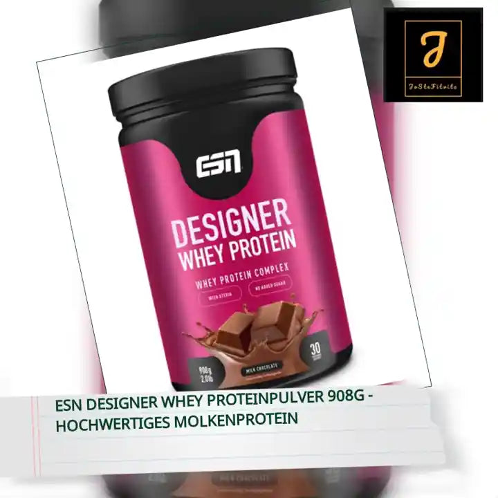 ESN Designer Whey Proteinpulver 908g - Hochwertiges Molkenprotein by@Outfy