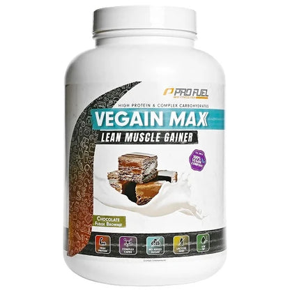 ProFuel VEGAIN MAX Gainer 3kg - Veganer Mass Gainer Schokolade/Vanille