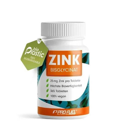 ProFuel Zink Bisclycinat hochdosiert 365 Tabeltten - jostefitvita.de