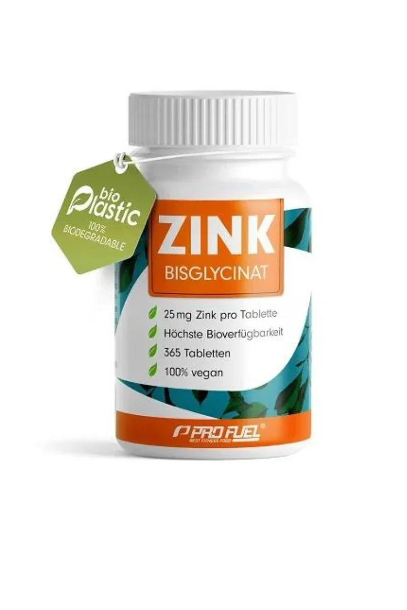 ProFuel Zink Bisclycinat hochdosiert 365 Tabeltten - jostefitvita.de