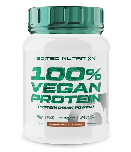 Scitec 100% Vegan Protein 1000g ( 3 Verschiedene Geschmacks )