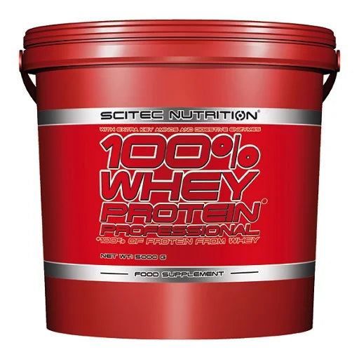 Scitec Nutrition 100% Whey Professional Protein Pulver 5kg - Molkenprotein in 10 Geschmacksrichtungen