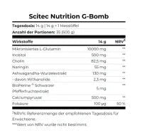Scitec G - Bomb 500g - Premium Glutamin Pulver 2 Geschmäcker - jostefitvita.de