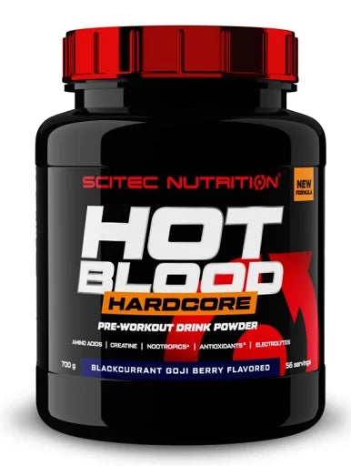 Scitec Hot Blood Hardcore 700g - Deutscher Titel ( 4 Verschiedene Geschmacks )