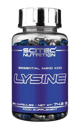 Scitec Lysine 90 Kapsel - Essentielle Aminosäure Nahrungsergänzung - jostefitvita.de