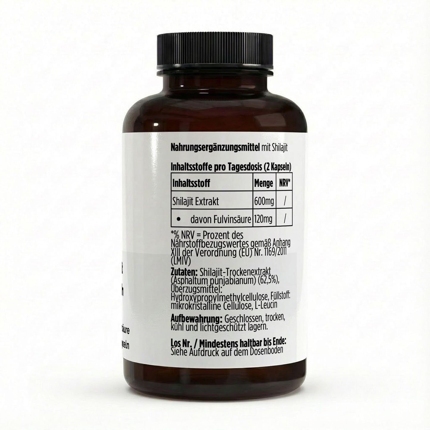 Shilajit (20% Fulvinsäure) - 90 vegane Kapseln - jostefitvita.de