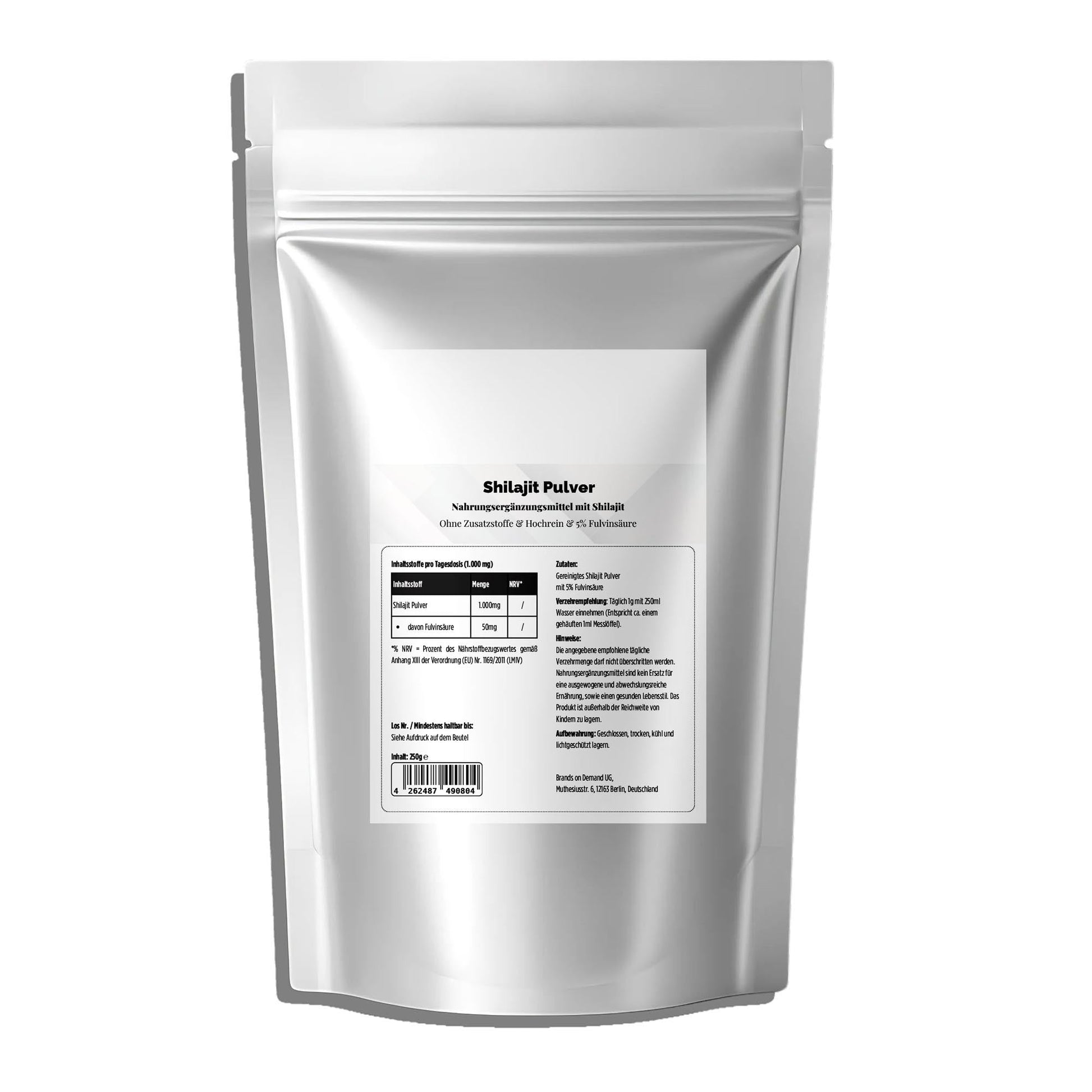 Shilajit Pulver - 5% Fulvinsäure - 250g - jostefitvita.de