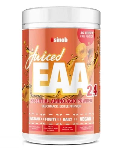 Sinob EAA Aminosäure Pulver 450g | 5 Geschmacksrichtungen | 30 Portionen - jostefitvita.de