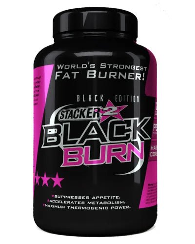 Stacker2 Black Burn Fatburner - 120 Kapsel - jostefitvita.de