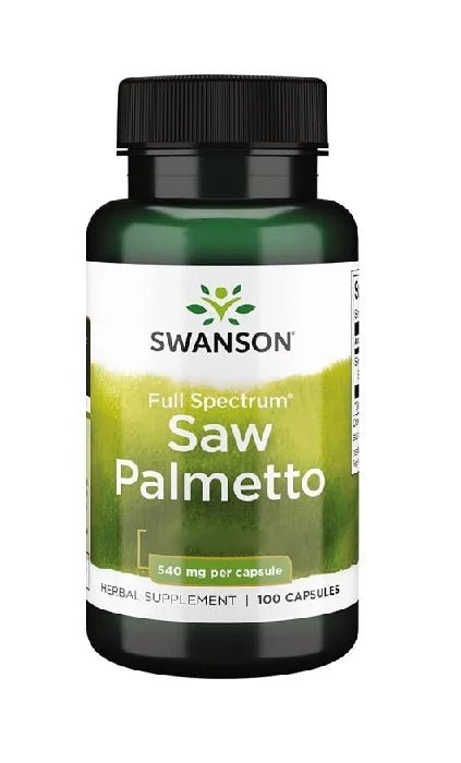 Swanson Saw Palmetto 540mg - 100 Kapseln für 3 Monate - jostefitvita.de