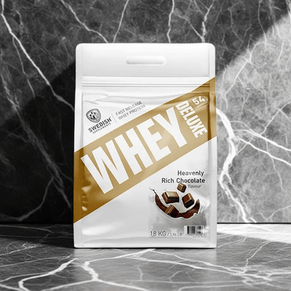 Swedish Supplements Whey Deluxe 1,8kg Heavenly Rich Chocolate - jostefitvita.de