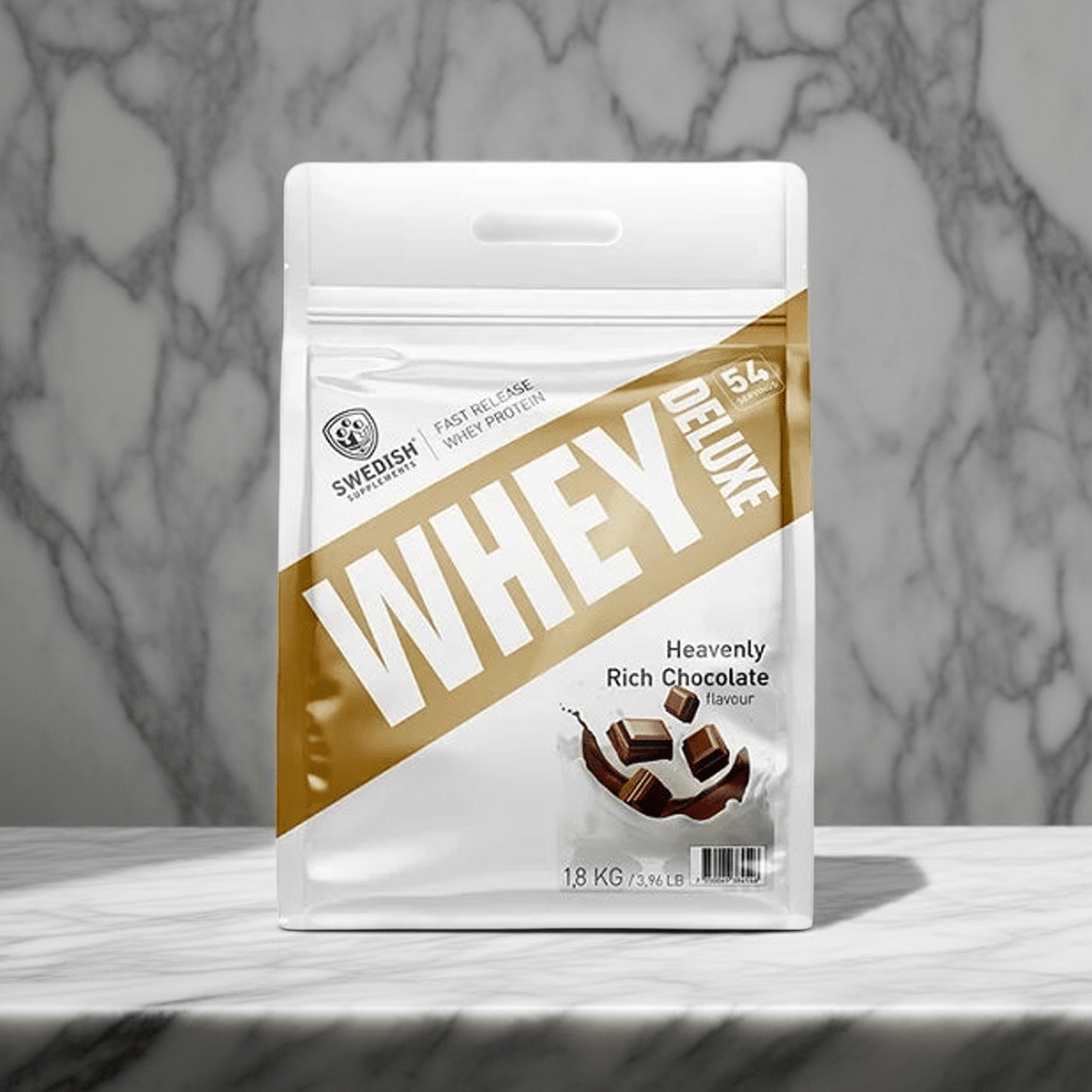 Swedish Supplements Whey Deluxe 1,8kg Heavenly Rich Chocolate - jostefitvita.de