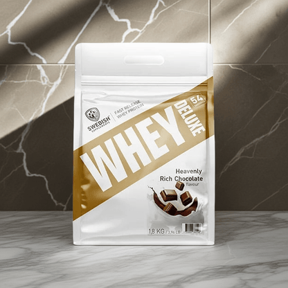 Swedish Supplements Whey Deluxe 1,8kg Heavenly Rich Chocolate - jostefitvita.de