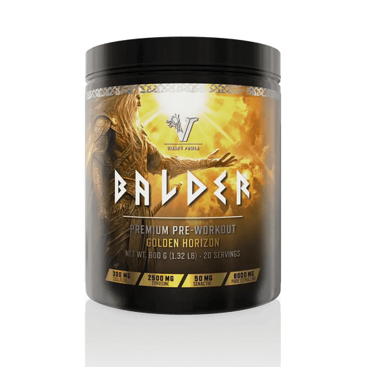 Viking Power Balder Pre-Workout Booster 500g - 2 Sorten- mit Koffein, Citrullin & Creatin - jostefitvita.de
