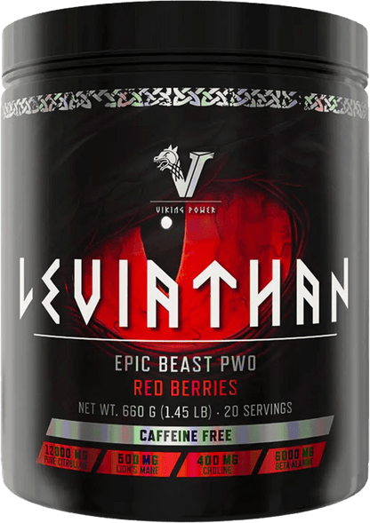 Viking Power - Leviathan Hardcore PWO 660g | Pre - Workout Booster | 2 Geschmacksrichtungen - jostefitvita.de
