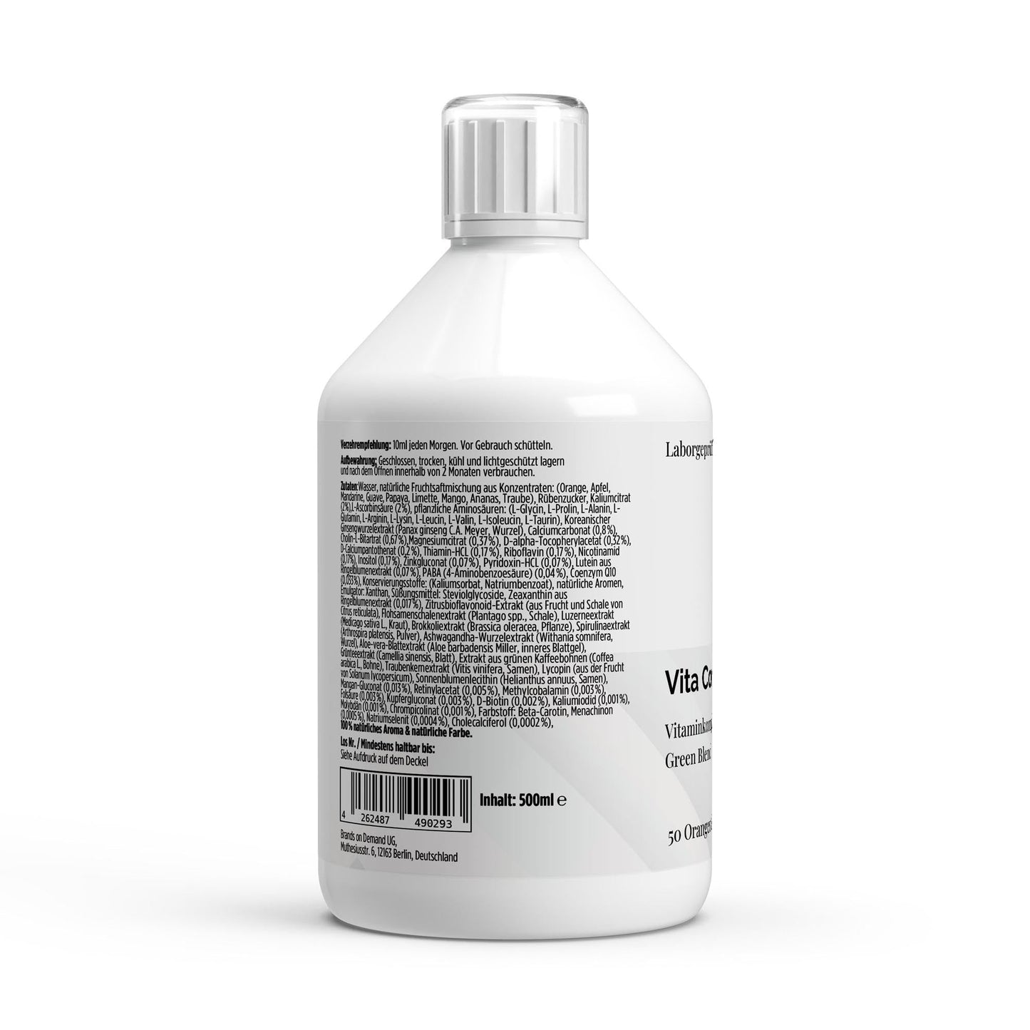 Vita Complete PLUS+ Multivitamin Shots - Fresh Orange - 500ml (50 Portionen) - jostefitvita.de