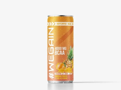 WEGAIN BCAA Drink Tropical 24x330ml - Aminosäure-Getränk mit Pfand