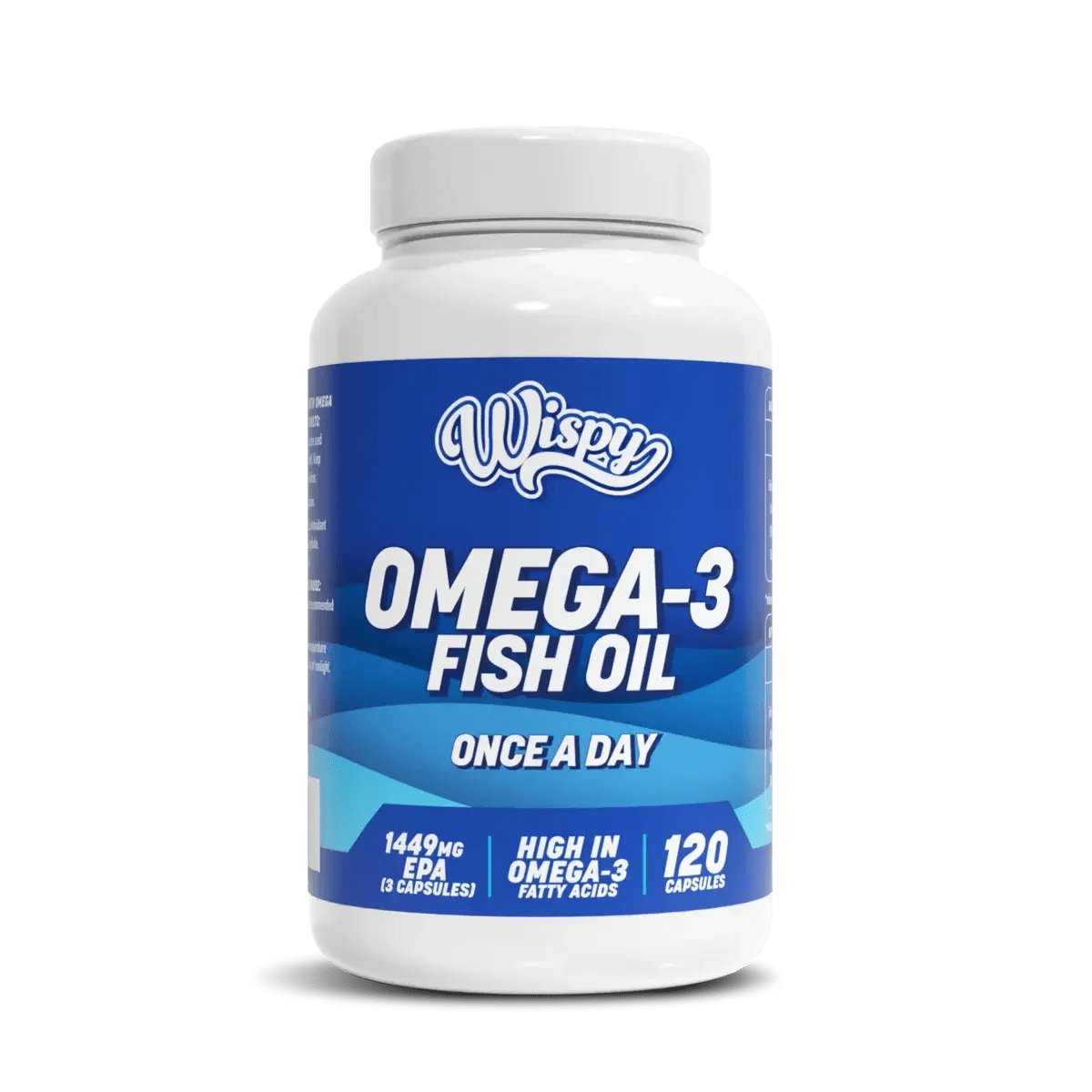 Wispy Omega 3 - 120 Kapseln - Hochdosiert mit EPA & DHA - jostefitvita.de