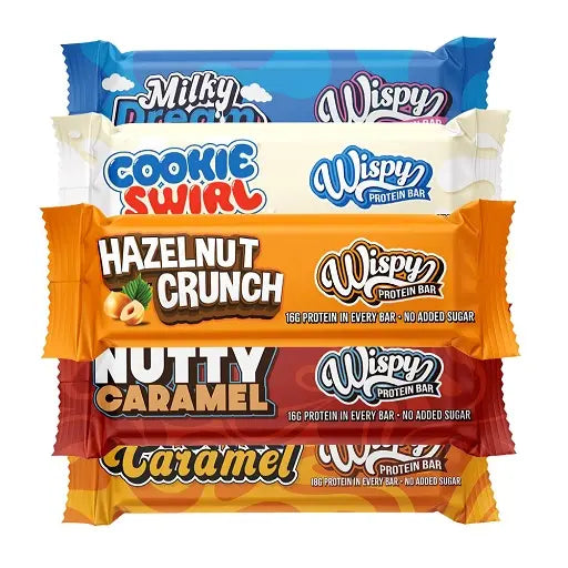 Wispy Protein Bar 10x55g - High Protein Riegel in 7 Geschmacksrichtungen