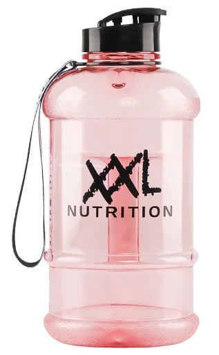 XXL Nutrition Wasserflasche 1,3l - Transparente Trinkflasche aus Hartplastik