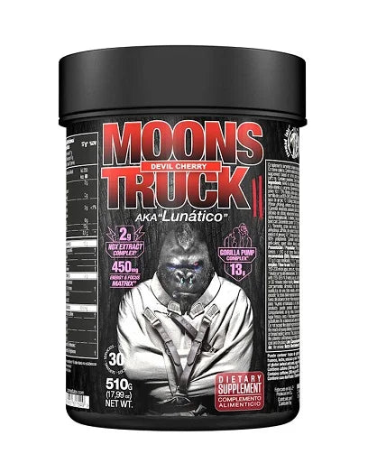 Zoomad Moonstruck 2.0 Pre-Workout Booster 510g - 6 Geschmacksrichtungen - Hochdosiert mit Koffein & Beta-Alanin